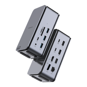 Powerology 15 in 1 Dual Dock Station PD 100W - Grey