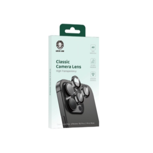 Green Lion Classic  Lens for iPhone 15 Pro / 15 Pro Max - Black