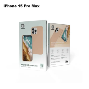 Green Lion Liquid Silicone Case for iPhone 15 Pro Max - Titanium