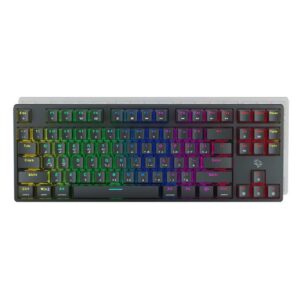 Porodo Gaming 3in1 Wireless Mechanical Keyboard TKL Gateron Pro Switch (Blue) - Black
