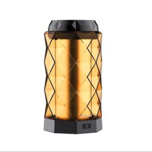 Green Lion Crystal Bakhour Incense Burner - Sunset Orange