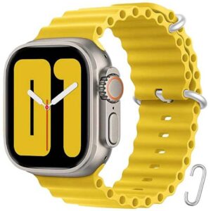 Green Lion Felex Silicone Watch Band 42/44/45/49MM - Yellow