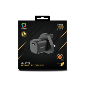 MASTER PD 20W MINI CHARGER - BLACK