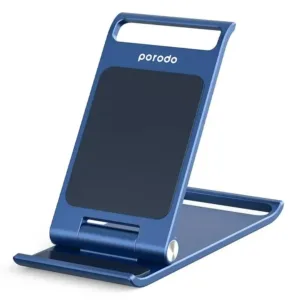 Porodo Alum. Alloy Foldable Mobile Stand - Blue