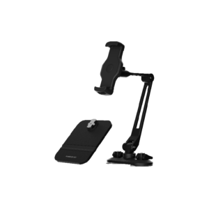 Powerology Adjustable Long Arm 360° Rotatable Suction Phone Holder - Black
