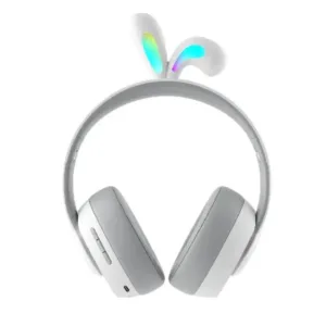 Porodo Soundtec Kids ENC Headphone Rabbit Ear  - Grey