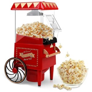 Green Lion Vintage Pop Corn Maker 1200W 270ML - Red