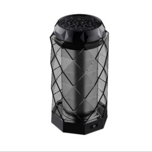 Green Lion Crystal Bakhour Incense Burner - Black