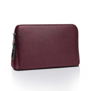 Green Lion London Smart Fingerprint Pouch - Dark Red