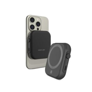 Green Lion MagSafe Trio Power Bank 5000mAh PD 20W - Black