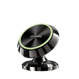 Porodo 3 Circular Discs Magnetic Car Mount - Black
