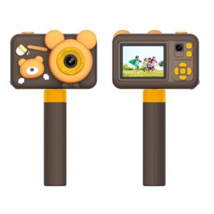 Porodo Kids Digital Camera with Tripod Stand 26MP 1080P 400mAh - Brown