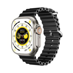 Porodo Smart Watch Ultra Ultimo Titan w/ 1*Alpine Band & 1*Ocean Band -Black Strap