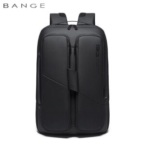 Bange Rogue 15.6inch Business Multi Compartment Water Resistant Laptop Backpack - Black