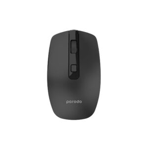 Porodo 2.4G Wireless and Bluetooth Rechargeable Mouse DPI 1600 - Black
