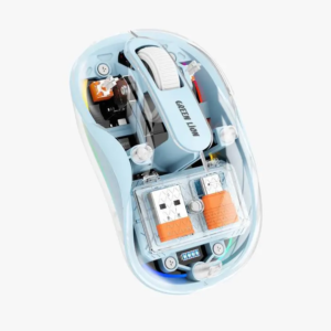 Green Lion Wireless Turtle Mouse 2400DPI - Blue