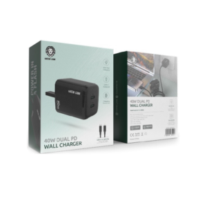 Green Lion  Pd20W+Pd20W Total：40W +Tc-Iph Cable 1M Uk Plug Dark Green