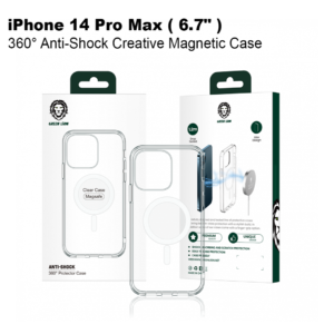 Green Lion MagSafe Crystal Clear Case for iPhone 14 Pro Max ( 6.7" ) - Clear