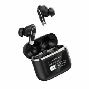 Porodo Soundtec Guide ANC TWS Earbuds with Touch Screen - Black
