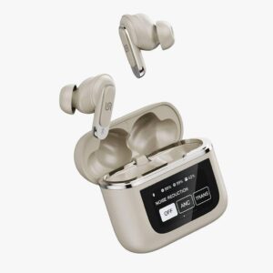 Porodo Soundtec Guide ANC TWS Earbuds with Touch Screen - Gold