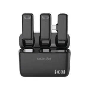 Green Lion Duo Cast Wireless Mic Type C - Black