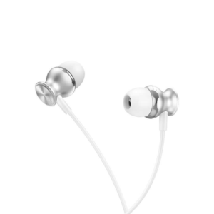 Green Lion Metal Earphones 3.5MM - White