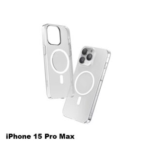 Green Lion Magsafe Delgado Case for iPhone 15 Pro Max - Clear