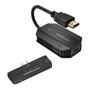 Powerology Wireless HDMI Mirroring Adapter With Type-C Version - Black