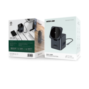 Green Lion 9 IN 1 HUB Docking Station - Black