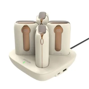 Porodo 4in1 Station 10000mAh PD20W Power Bank with inbuilt cable Type-C and