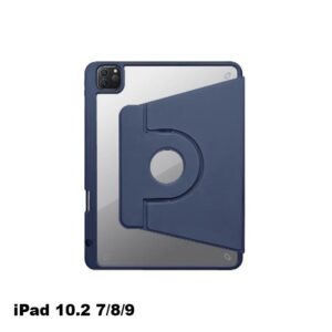 Green Lion Transparent Folio case for  iPad 10.2 7/8/9 - Blue