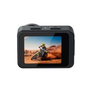 Porodo Waterproof 5K Action Camera with WiFi Support and Touch Screen - Black