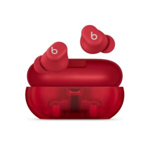 Beats Solo Buds Wireless Earbuds -Transparent Red