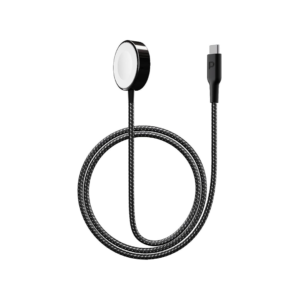 Powerology Braided Type-C Watch Charger 5W 1.2M - Black