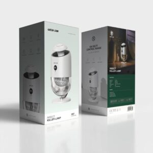 Green Lion Insect Killer Lamp - White