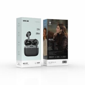 Green Lion Melody Hybrid Earbuds - Black