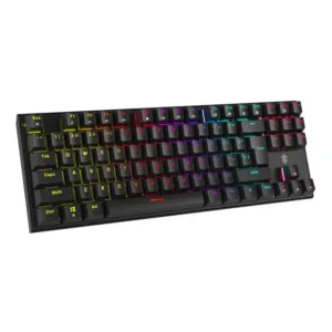 Porodo Mechanical keyboard with suspending keycaps - Black