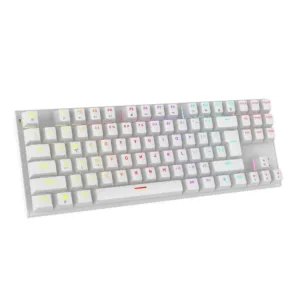Porodo Gaming Mechanical keyboard with suspending keycaps - White