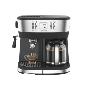 LePresso 2in1 Espresso Coffee Machine 15 Bar - Black