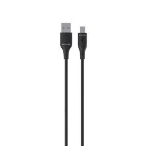 Green Lion USB-A TO USB-C PVC Cable 30 CM - Black