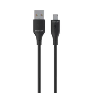 Green Lion USB A TO MICRO  PVC Cable 1M - Black