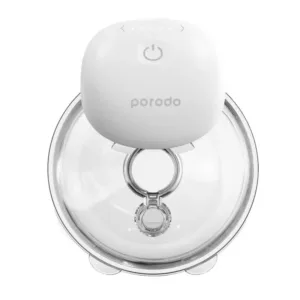 Porodo Lifestyle Wearable Electric Breast Pump 180ml - White