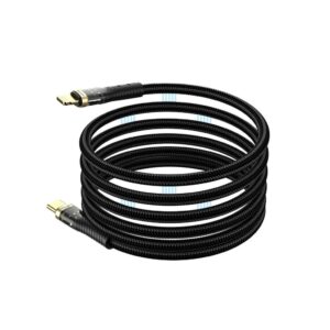 Green Lion Magnetic Cable USB-C to Lightning 18W 1M - Black