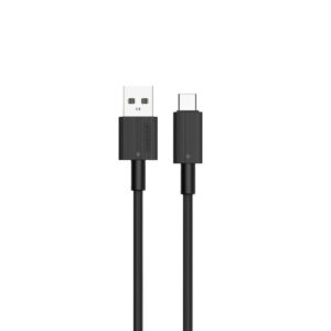 Porodo USB A to C PVC Cable  1.2m - Black