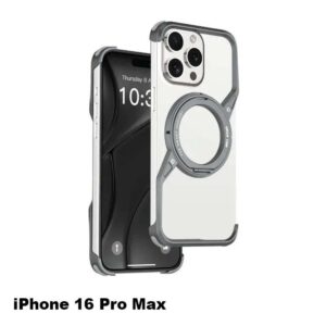 Green Lion Edge Y MagSafe Bezel Less Case for iPhone 16 Pro Max - Gray