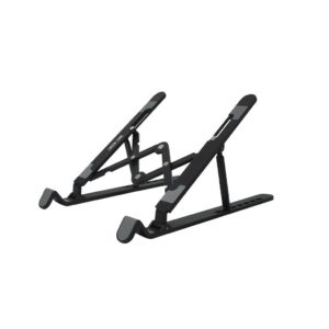 Green Lion Foldable Laptop Stand 7 Tilts - Black