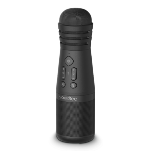 Porodo Soundtec Karaoke Microphone With Speaker -Black