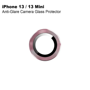 Green Anti-Glare Camera Glass Protector for iPhone 13 / 13 Mini - Red