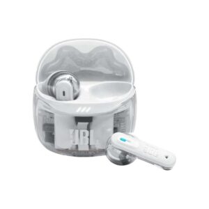 JBL TFLEX 2 True Wireless Noise Cancelling Earbuds - Ghost White