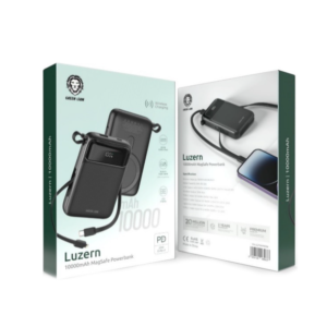 Green Lion Luzern 10K mAh MagSafe Power Bank - Black